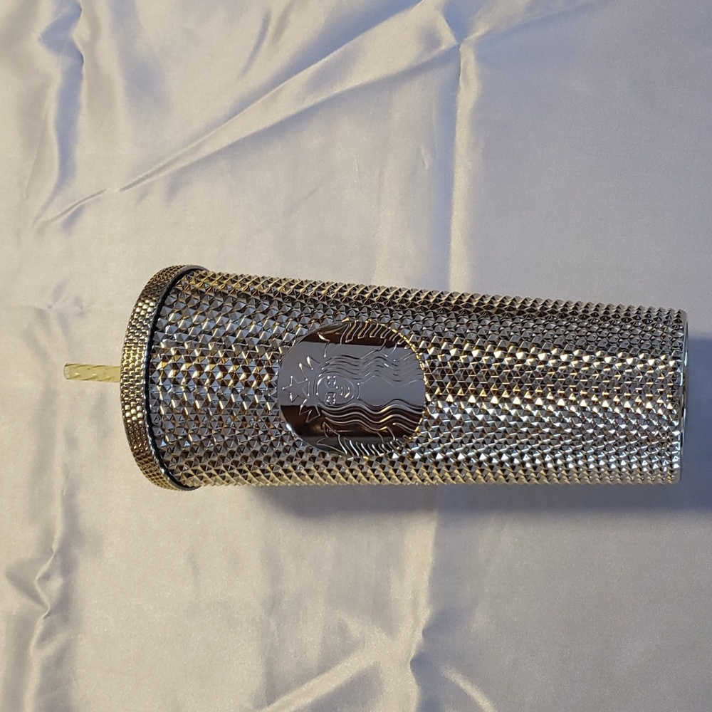 STARBUCKS 24 oz. GOLD STUDDED TUMBLER
